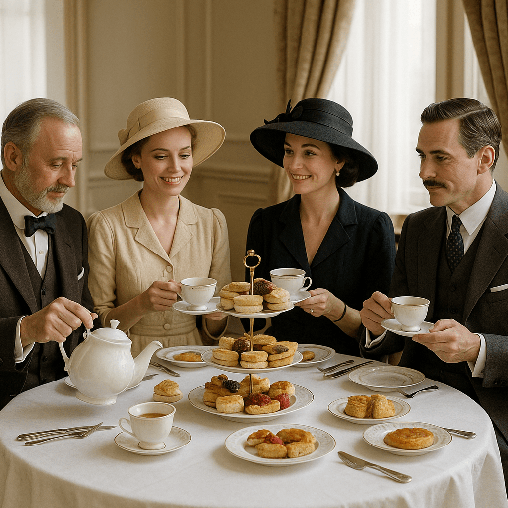 angielskie tea party